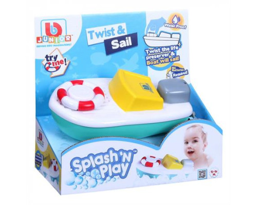 Іграшка для ванної BB Junior Splash N Play Човен (16-89002)