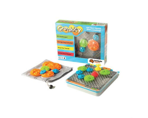 Гра-головоломка Fat Brain Toys Crankity Різнокольорові шестерні (FA140-1)