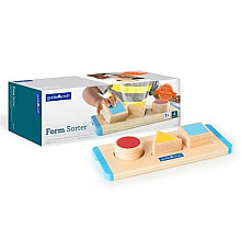 Дерев'яний сортер Guidecraft Manipulatives Прості фігури (G6743)