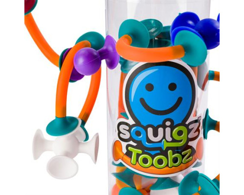 Конструктор Fat Brain Toys Squigz Toobz З'єднай і зігни 18 деталей (FA194-1)