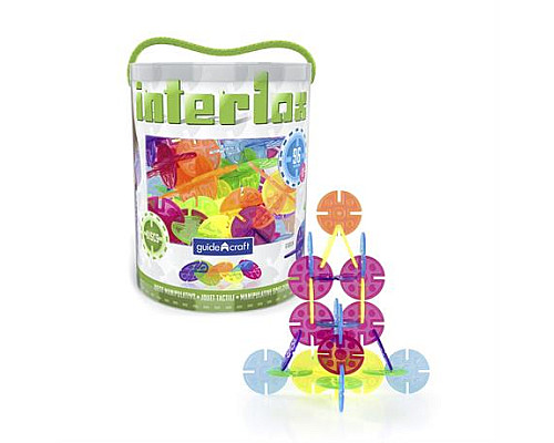 Конструктор Guidecraft Interlox Discs Диски, 96 деталей (G16834) Конструктор Guidecraft Interlox Discs Диски, 96 деталей (G16834)