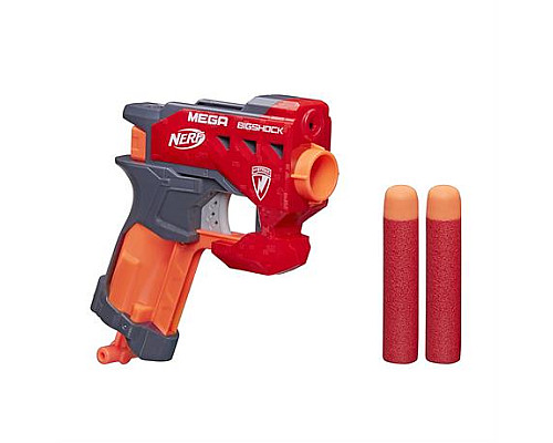 Бластер Nerf Mega Біг-шок 2 стріли (A9314) Бластер Nerf Mega Біг-шок 2 стріли (A9314)