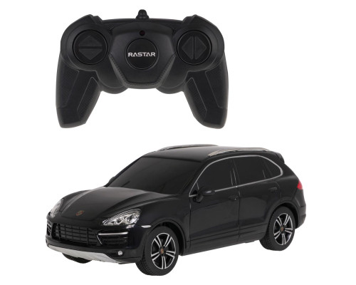 Машинка на радіоуправлінні 1:24 Porsche Cayenne Turbo Black RASTAR