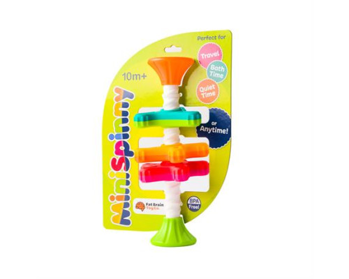 Пірамідка-спінер Fat Brain Toys MiniSpinny тактильна (F134ML)