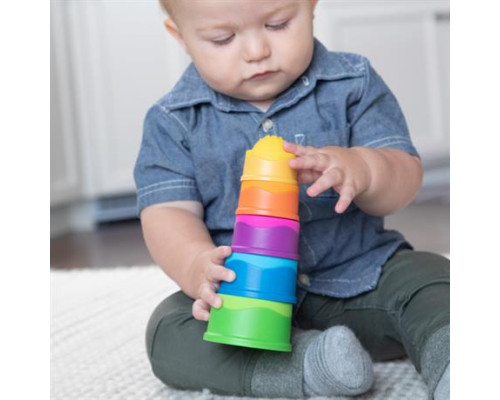 Пірамідка Fat Brain Toys dimpl stack Чашки (F293ML)