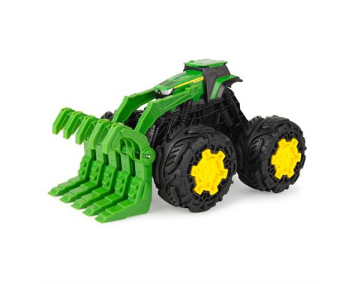 Машинка Трактор John Deere Kids Monster Treads з ковшем і великими колесами (47327)