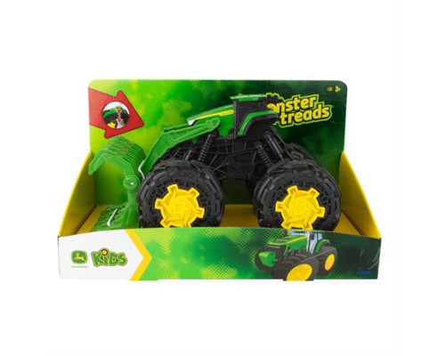 Машинка Трактор John Deere Kids Monster Treads з ковшем і великими колесами (47327)