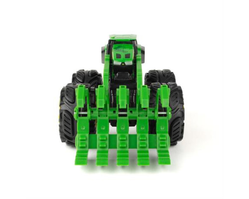 Машинка Трактор John Deere Kids Monster Treads з ковшем і великими колесами (47327)