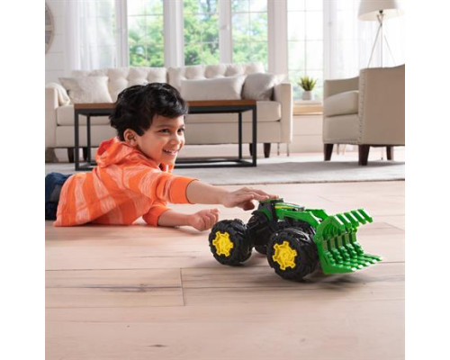 Машинка Трактор John Deere Kids Monster Treads з ковшем і великими колесами (47327)