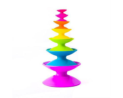 Пірамідка Fat Brain Toys Spoolz Кольорові котушки (FA181-1)