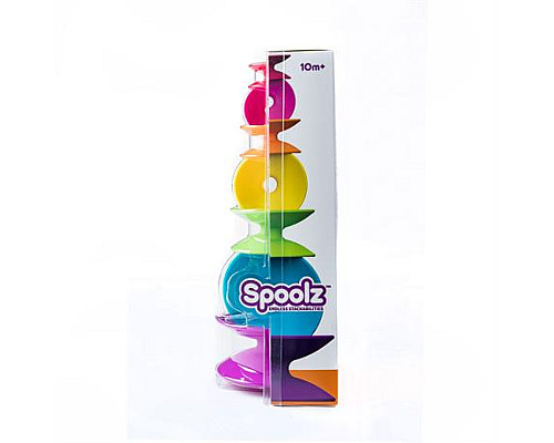 Пірамідка Fat Brain Toys Spoolz Кольорові котушки (FA181-1)