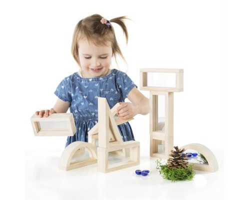 Кубики Guidecraft Block Play Дзеркало, 14 см, 10 шт. (G3017)