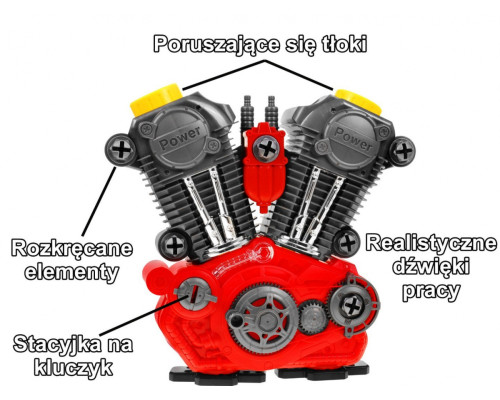 Автомобільний двигун, що обертається, для дітей 3+