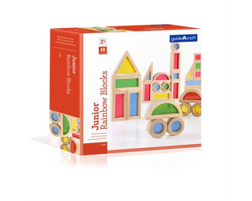 Кубики Guidecraft Block Play Маленька веселка, 5 см, 40 шт. (G3083)