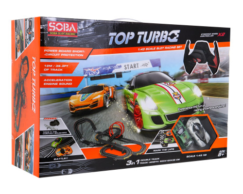 Велика гоночна траса Top Turbo для дітей 8+