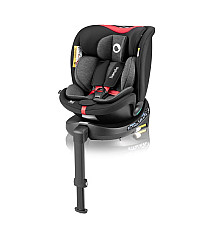 Дитяче автокрісло Lionelo NAVY I-size BLACK RED