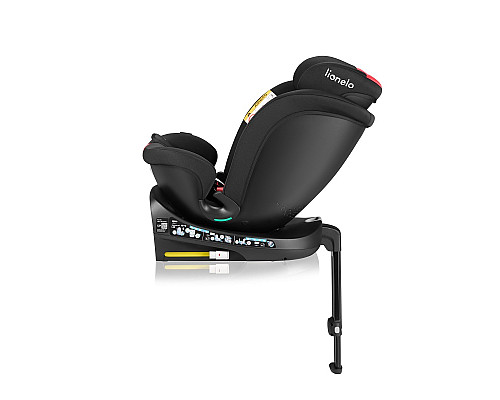 Дитяче автокрісло Lionelo NAVY I-size - чорно-червоне