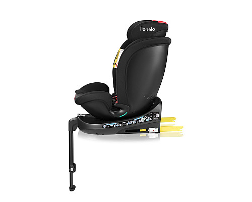 Дитяче автокрісло Lionelo NAVY I-size - чорно-червоне