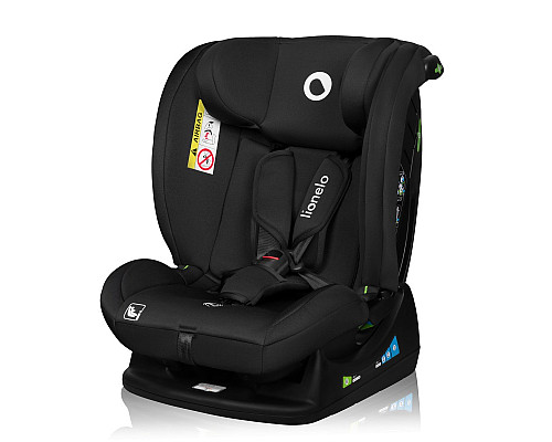 Дитяче автокрісло Lionelo IZZY I-SIZE 59 х 45 х 51 см - чорне