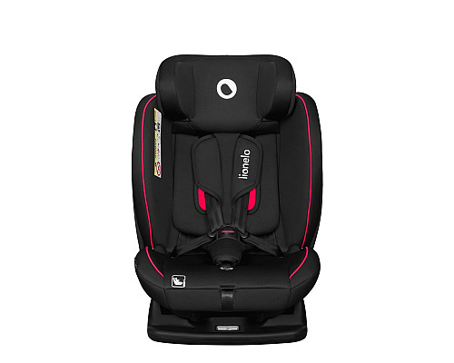 Дитяче автокрісло Lionelo AART I-SIZE 50,5 х 45,5 х 57-75 см - чорно-червоне