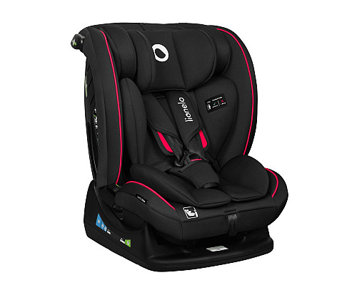 Дитяче автокрісло Lionelo AART I-SIZE 50,5 х 45,5 х 57-75 см - чорно-червоне