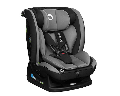 Дитяче автокрісло Lionelo AART I-SIZE 50,5 х 45,5 х 57-75 см - чорно-сіре