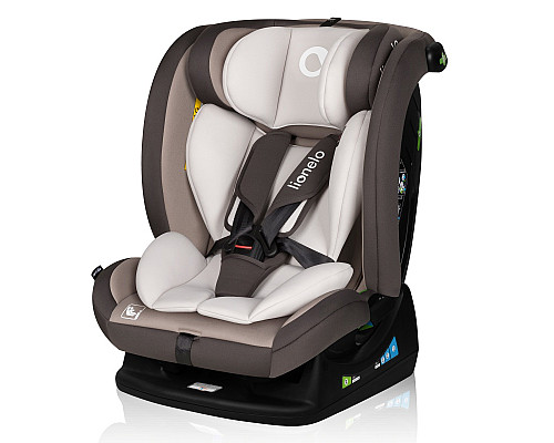 Дитяче автокрісло Lionelo AART I-SIZE 50,5 х 45,5 х 57-75 см - чорно-бежеве