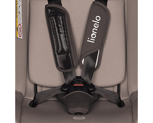 Дитяче автокрісло Lionelo AART I-SIZE 50,5 х 45,5 х 57-75 см - чорно-бежеве