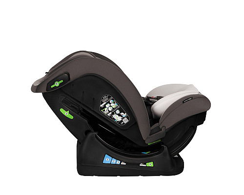 Дитяче автокрісло Lionelo AART I-SIZE 50,5 х 45,5 х 57-75 см - чорно-бежеве