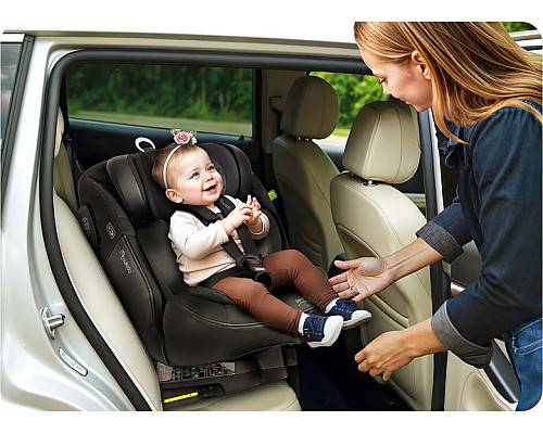 Автокрісло Nukido Aero Line ISOFIX 0-36 кг, чорне