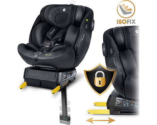 Автокрісло Nukido Aero Line ISOFIX 0-36 кг, чорне