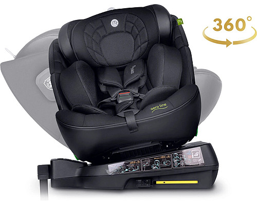Автокрісло Nukido Aero Line ISOFIX 0-36 кг, чорне