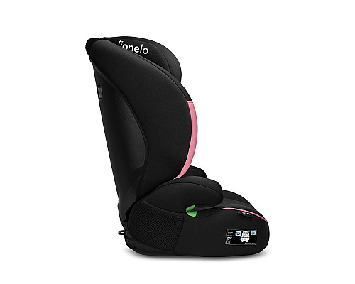 Дитяче автокрісло Lionelo  LARS  I-SIZE - чорно-рожеве