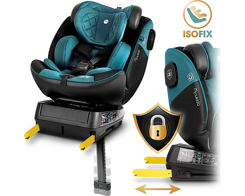 Автокрісло Nukido Prestige Line ISOFIX 0-36 кг, чорно-синє
