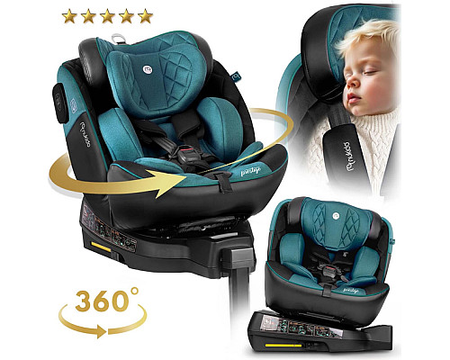 Автокрісло Nukido Prestige Line ISOFIX 0-36 кг, чорно-синє