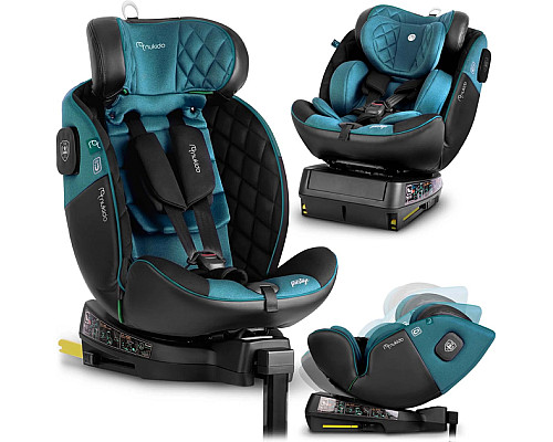 Автокрісло Nukido Prestige Line ISOFIX 0-36 кг, чорно-синє