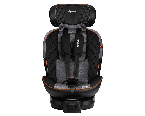 Автокрісло Nukido Prestige Line ISOFIX 0-36 кг, чорно-сіре
