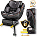 Автокрісло Nukido Prestige Line ISOFIX 0-36 кг, чорно-сіре