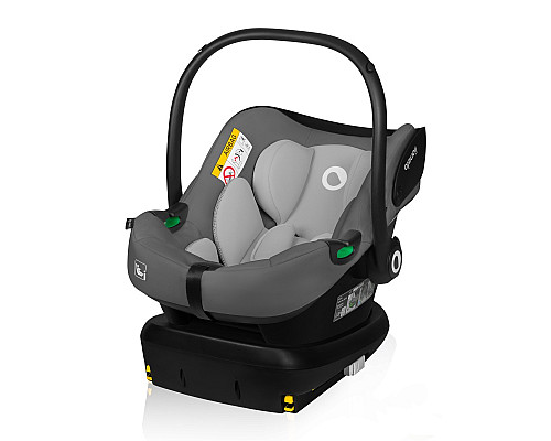 Дитяче автокрісло Lionelo LEMMY I-SIZE 40 х 87 см - сіре