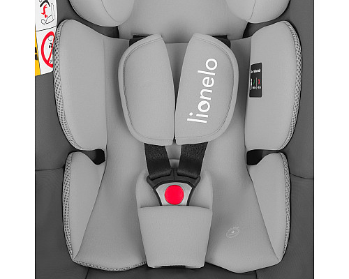 Дитяче автокрісло Lionelo LEMMY I-SIZE 40 х 87 см - сіре