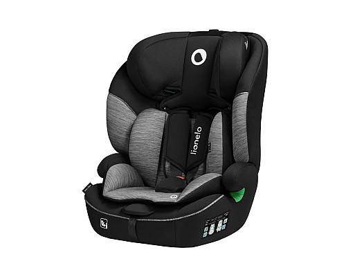 Дитяче автокрісло Lionelo  LEVI  I-SIZE - чорно-сіре