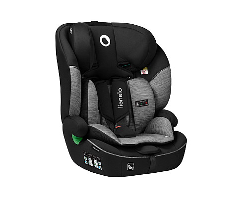 Дитяче автокрісло Lionelo  LEVI  I-SIZE - чорно-сіре