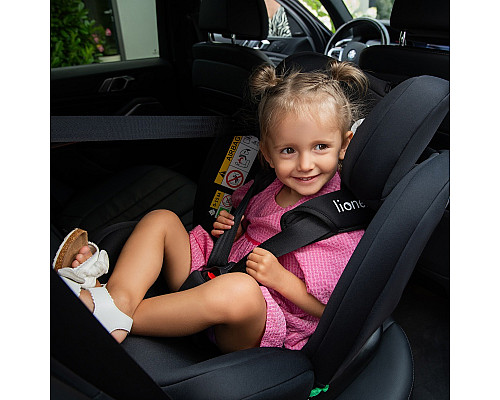 Дитяче автокрісло Lionelo BASTIAAN I-SIZE - чорно-сіре