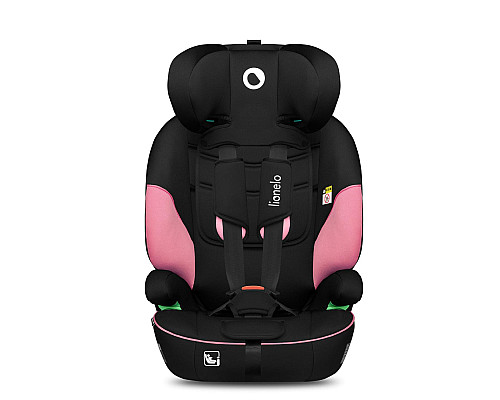 Дитяче автокрісло Lionelo  LEVI  I-SIZE - чорно-рожеве