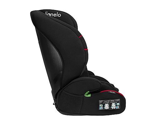 Дитяче автокрісло Lionelo  LEVI  I-SIZE - чорно-червоне