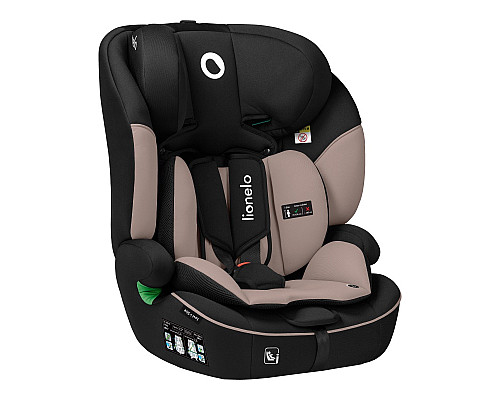 Дитяче автокрісло Lionelo  LEVI  I-SIZE - чорно-бежеве