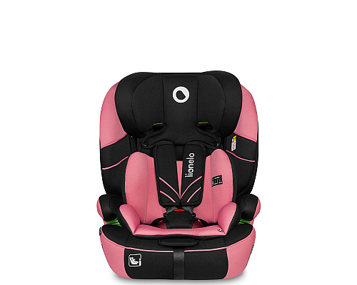 Дитяче автокрісло Lionelo  LEVI ONE I-SIZE - чорно-рожеве