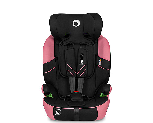 Дитяче автокрісло Lionelo  LEVI ONE I-SIZE - чорно-рожеве