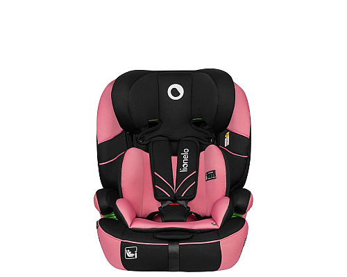 Дитяче автокрісло Lionelo  LEVI ONE I-SIZE - чорно-рожеве