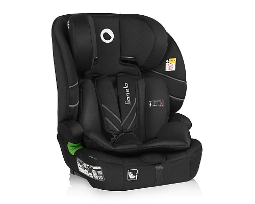 Дитяче автокрісло Lionelo  LEVI  FIX I-SIZE BLACK CARBON - чорниий